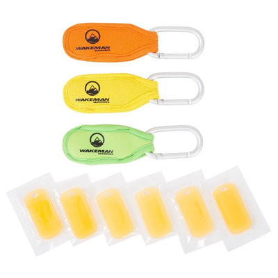 3pk Mosquito Repellent Belt Clips - Orange, Yellow, Green - Wakeman