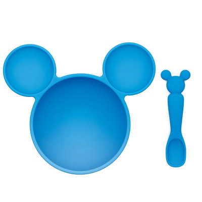 Bumkins Disney First Feeding Set - Mickey, Blue