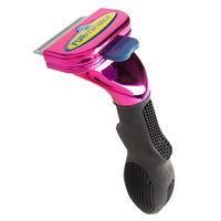 FURminator® deShedding Metallic Collection Short Hair Cat Tool, Metallic Pink
