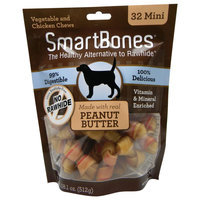 SmartBones® Mini Chews Dog Treat - Peanut Butter size: 32 Count
