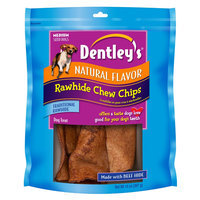 Dentley's® NaturalFlavor Medium Breed Rawhide Chew Chips Dog Treat size: 14 Oz