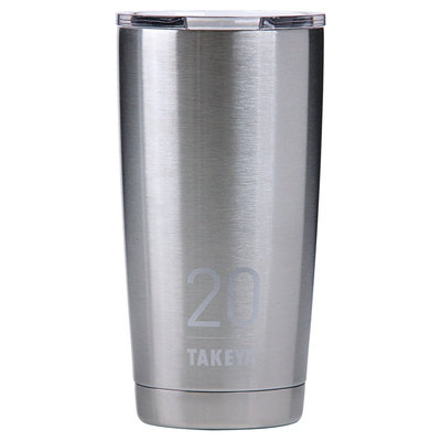 Takeya Originals 20oz Insulated Stainless Steel Tumbler with Sip Lid - Steel, Silver