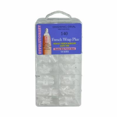 Dashing Diva French Wrap Plus, Thick, DFWP-001, 140 Count