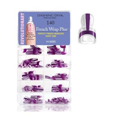 Dashing Diva French Wrap Plus, Thin Permanent Violet, 140 Count