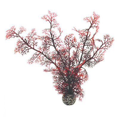 biOrb Sea Fan Aquarium Artificial Plants - Crimson (Red) - L