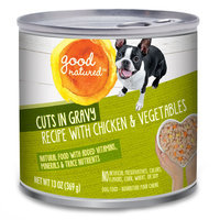 Good Natured Cuts in Gravy Chicken and Vegetables Canned Dog Food