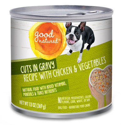 Good Natured Cuts in Gravy Chicken and Vegetables Canned Dog Food