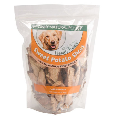 Only Natural Pet Sweet Potato Slices 16 oz Bag