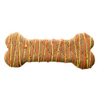 Grreat Choice® Pet Halloween Drizzled Bone Dog Treat (Color Varies) size: 1 Count