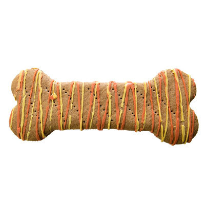Grreat Choice® Pet Halloween Drizzled Bone Dog Treat (Color Varies) size: 1 Count