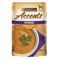 Simply Nourish, Accents Adult Dog Food - Puree, Chicken and Rice size: 3 Oz