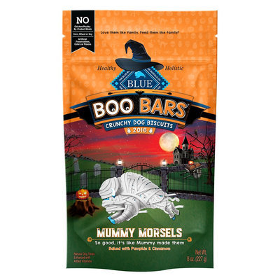 THE BLUE BUFFALO CO. BLUE™ Boo Bars® Mummy Morsels Dog Treat Natural Pumpkin