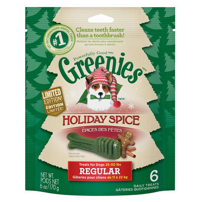 Greenies® Holiday Spice Regular Dental Dog Treat size: 6 Count
