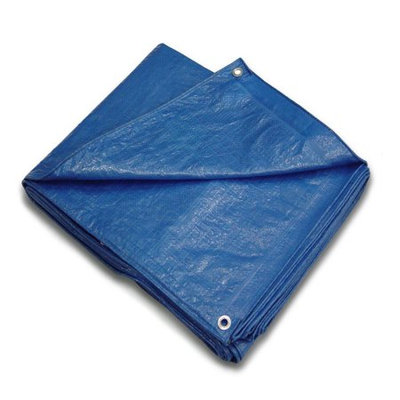 David Shaw Silverware Na Ltd All Purpose Blue Tarp 8' x 10' (2Pk)