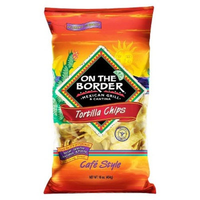 On The Border Café Style Tortilla Chips - 16oz