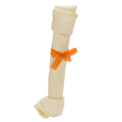 Thrills & Chills Thrills and Chills, Pet Halloween Rawhide Bone Dog Treat size: 14 in