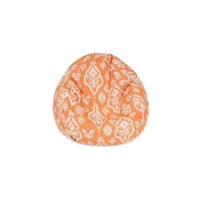 Majestic Home Goods Raja Classic Bean Bag, Small, Peach