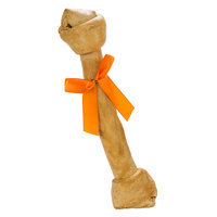 Thrills & Chills Thrills and Chills, Pet Halloween Rawhide Bone Dog Treat - Pumpkin Spice size: 14 in