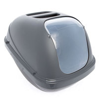 Whisker City® Hooded Cat Litter Pan size: 18.8