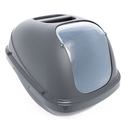 Whisker City® Hooded Cat Litter Pan size: 18.8