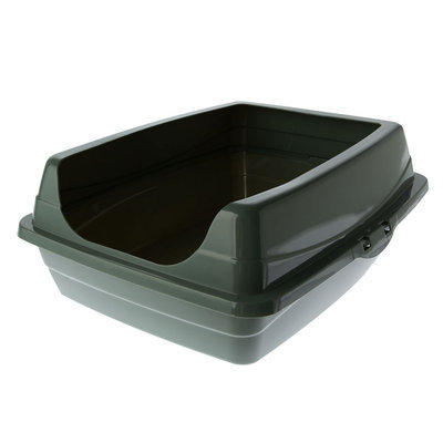 Grreat Choice® Open Rim Litter Pan size: 19.3