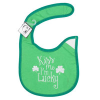 Dollaritemdirect BABY BIB KISS ME IM LUCKY 12.5 X 8 COTTON, Case Pack of 144