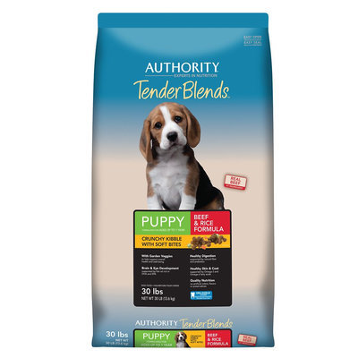 Authority® Tender Blends Puppy Food - Beef and Rice size: 30 Lb