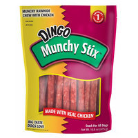 Dingo Munchy Stix Dog Treat - Chicken size: 50 Count