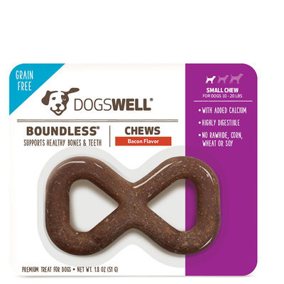 Dogswell® Boundless Small Dog Chew Treat - Grain Free, Bacon