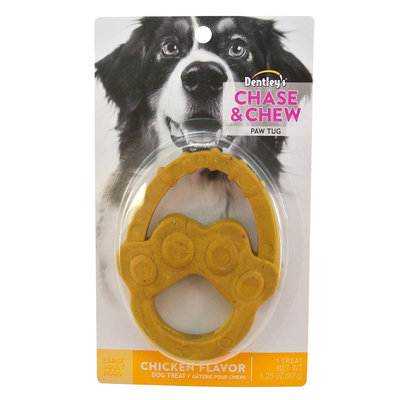 Dentley's® Chase and Chew Paw Tug Large Dog Treat - Chicken size: 1 Count