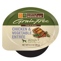 Simply Nourish, Adult Dog Food - Grain Free, Chicken and Vegetable size: 3.5 Oz