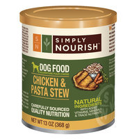 Simply Nourish, Dog Food - Natural, Chicken and Pasta Stew size: 13 Oz