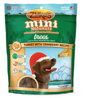 Zukes Zuke's® Mini Naturals, Trees Dog Treat - Natural, Turkey and Cranberry size: 6 Oz