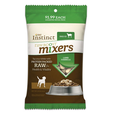 Natures Variety Instinct Nature's Variety® Instinct® Raw Boost Mixers Dog Food Topper - Grain Free, Freeze Dried Raw, Lamb