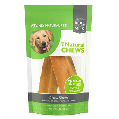 Only Natural Pet All Natural Chews Dog Treat - Cheesy Chews size: 2 Count