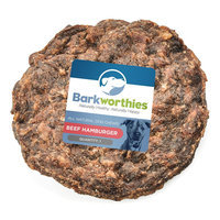 Barkworthies Beef Hamburger Dog Treat - Natural