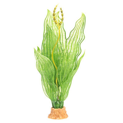 Top Fin® Cut-Through Green Leaf Aquarium Plant