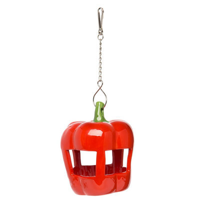 All Living Things® Ceramic Pepper Hay Feeder size: one size