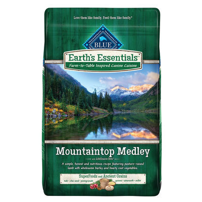 THE BLUE BUFFALO CO. BLUE™ Earth's Essentials™ Mountaintop Medley™ Lamb & Barley Dry Adult Dog Food