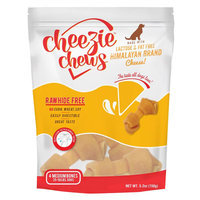 Cheezie Chews Rawhide Free Medium Dog Treat - Cheese size: 4 Count