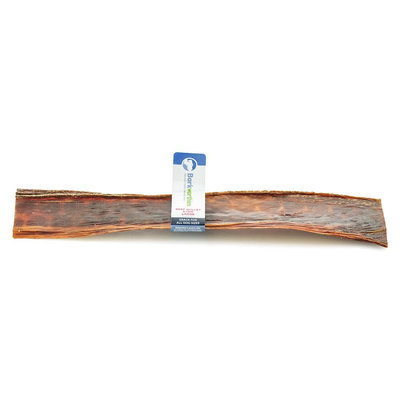Barkworthies Beef Gullet Strip Large Dog Chew - Natural size: 12 in