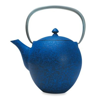 Primula Sakura Cast Iron Teapot with Infuser in Blue