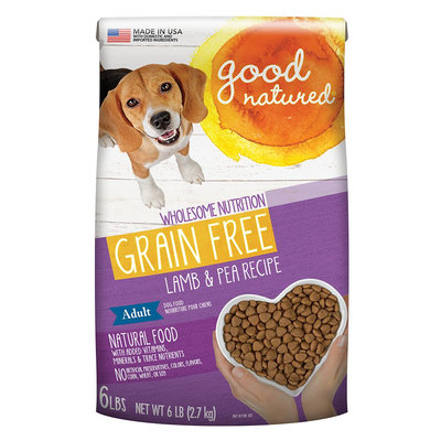 Good Natured, Grain Free Adult Dog Food - Natural, Lamb and Pea size: 6 Lb