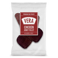 Vera Premium Chicken Jerky Fillet Dog Treat - Chicken size: 2 Count