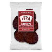 Vera Premium Superfood Mini Burgers Adult Dog Treat - Beef size: 5 Count