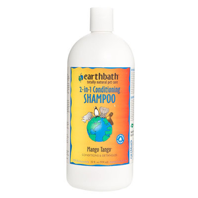 earthbath Mango Tango 2-in-1 Pet Conditioning Shampoo size: 32 Fl Oz