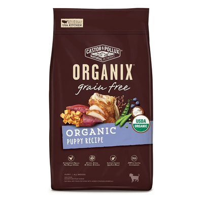 Castor and Pollux Organix Grain Free Organic Puppy Food - Chicken size: 10 Lb, Castor & Pollux