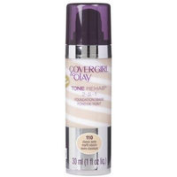 CoverGirl & Olay ToneRehab 2-in-1 Foundation, 110-Classic Ivory, 1 oz (Quantity of 3)