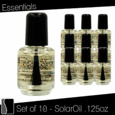 Lot 10 CND Essentials SOLAR OIL .125 oz Nail Cuticle Condition Polish Treatment