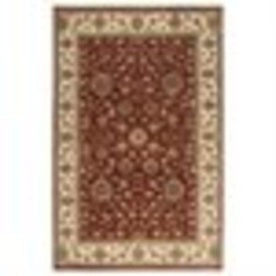 8.5' x 11.5' Mexican Sunrise Carnelian and Caramel Hand Knotted Wool Area Rug